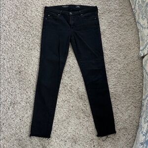 Ag Adriano Goldschmied Dark Wash Legging Ankle Jeans